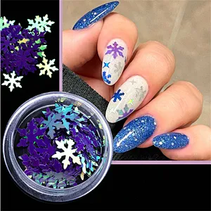 Christmas Snowflake Nail Sequins